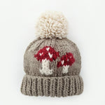 Pebble - Huggalugs Mushroom Beanie Hat