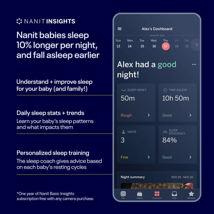 Nanit Pro Camera + Flex Stand - Features 6