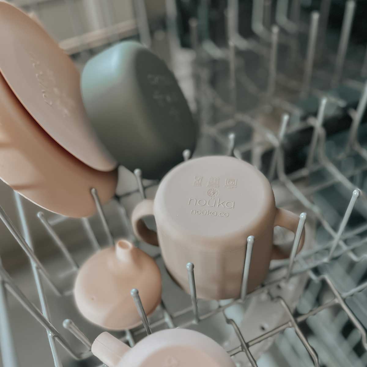 Noüka Non-Spill Sippy Cup  Shifting Sand - Lifestyle