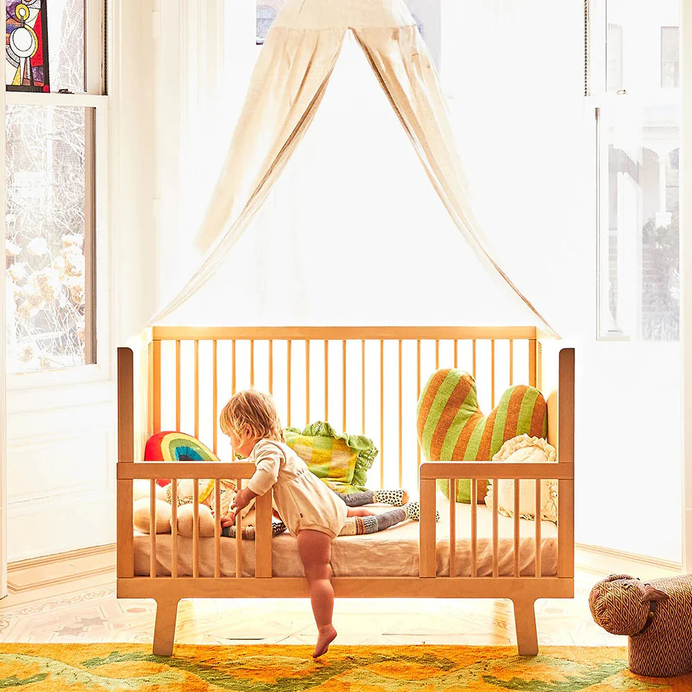 Oeuf Sparrow Crib Toddler Bed Conversion Kit - Lifestyle 2