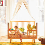 Oeuf Sparrow Crib Toddler Bed Conversion Kit - Lifestyle 2