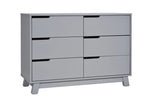 Babyletto Hudson 6-Drawer Double Dresser - Grey