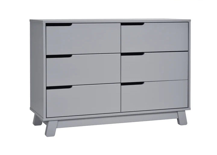 Babyletto Hudson 6-Drawer Double Dresser - Grey