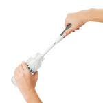 OXO Tot Bottle Brush with Detail Cleaner and Stand - Grey Lifestyle 1