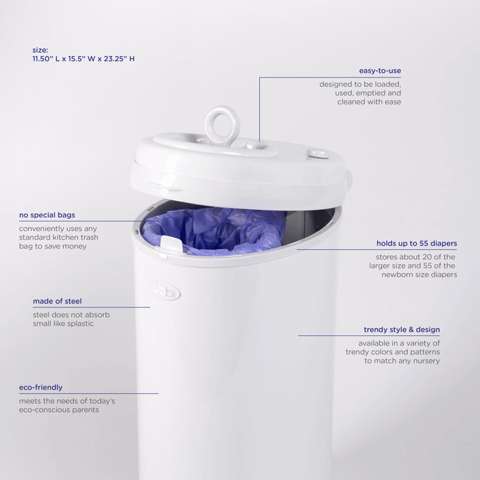 Ubbi Diaper Pail - Features