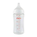 Pigeon Glass Bottle 8oz Medium 3M+ Nipple