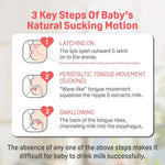 Pigeon Glass Bottle Key Steps of Natural Sucking Motion