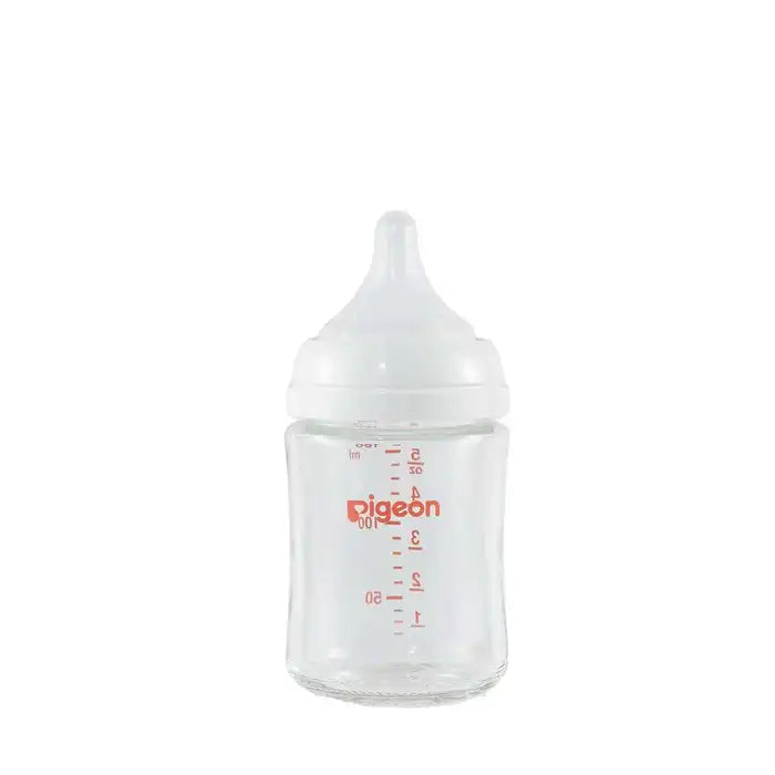 Pigeon Glass Bottle (5oz with SS/0M+ Nipple) Single with no Cap