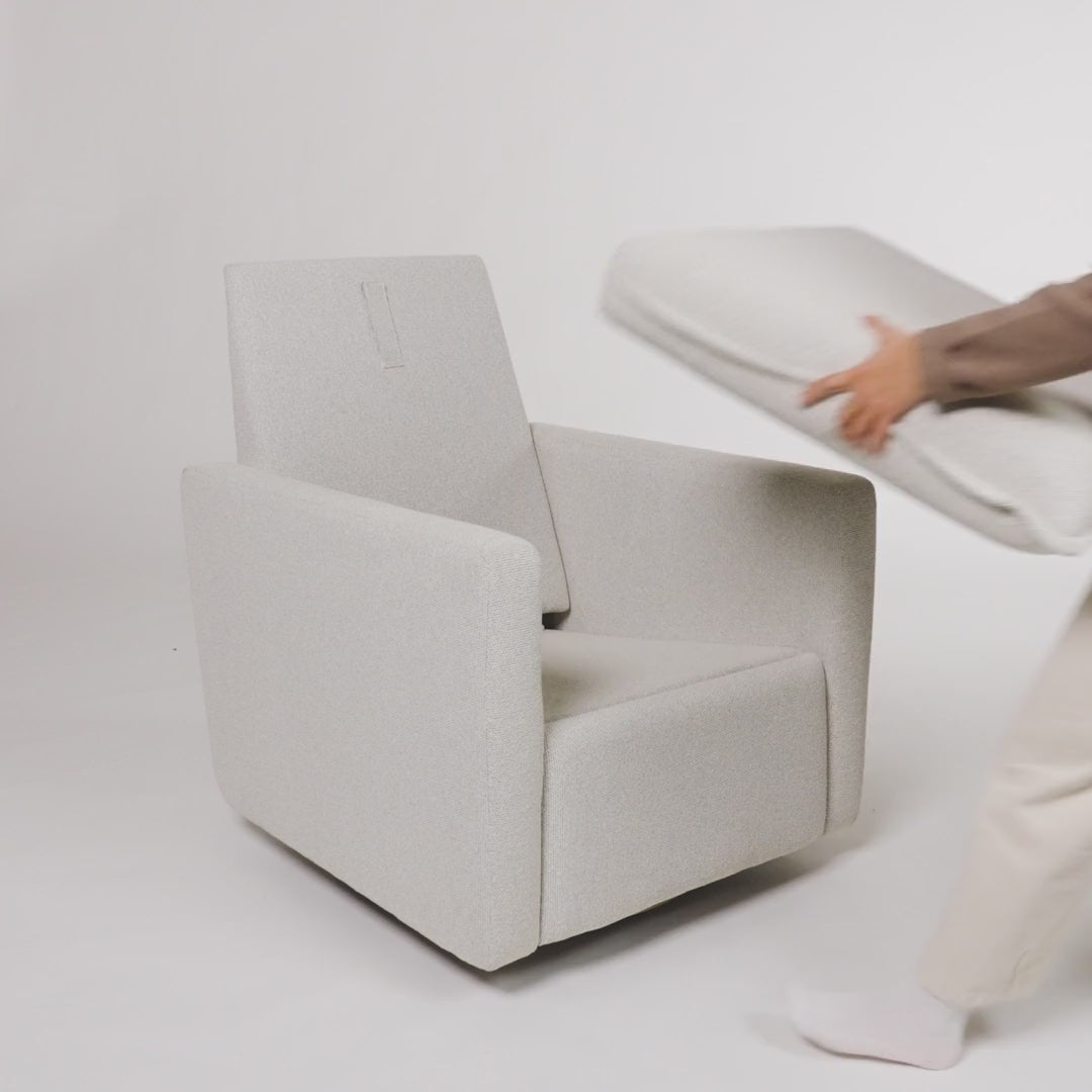 Monte Design Motorized Cortina Glider Recliner - Easy to Clean & Removable Cushions