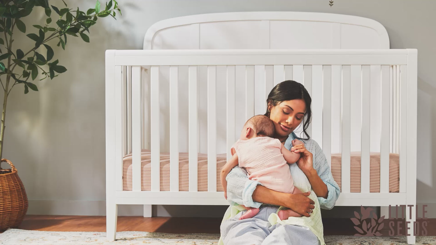Little Seeds Briar Headboard 6-in-1 Convertible Crib