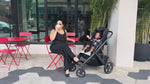 UPPAbaby Vista V3 Stroller - James (Black | Carbon Frame | Black Leather) Lifestyle Video