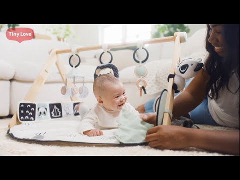 Tiny Love Black & White Decor Luxe Developmental Gymini Feature Video