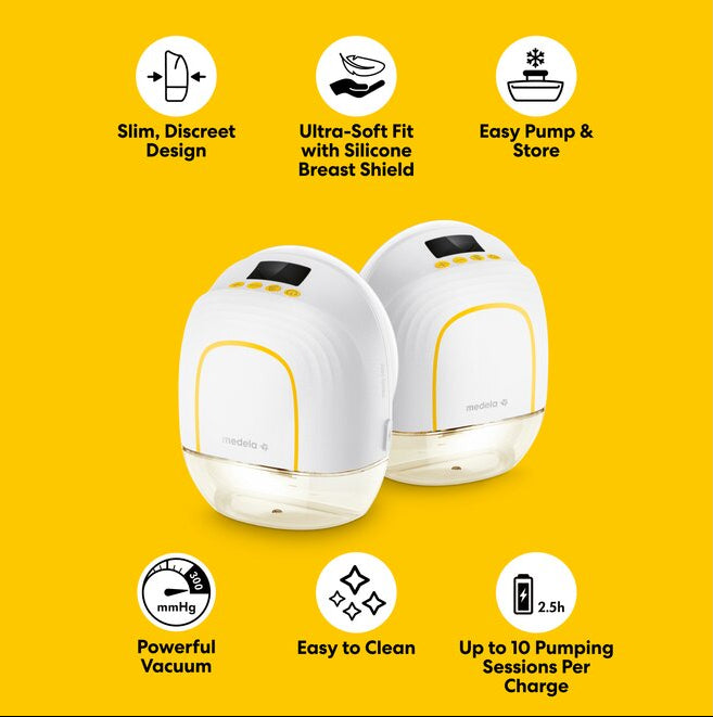 Medela Melody InBra Double Wearable Breast Pump Features