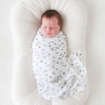 Lulujo Cotton Muslin Swaddle Blanket 2 PK - Bunny & Fern Lifestyle