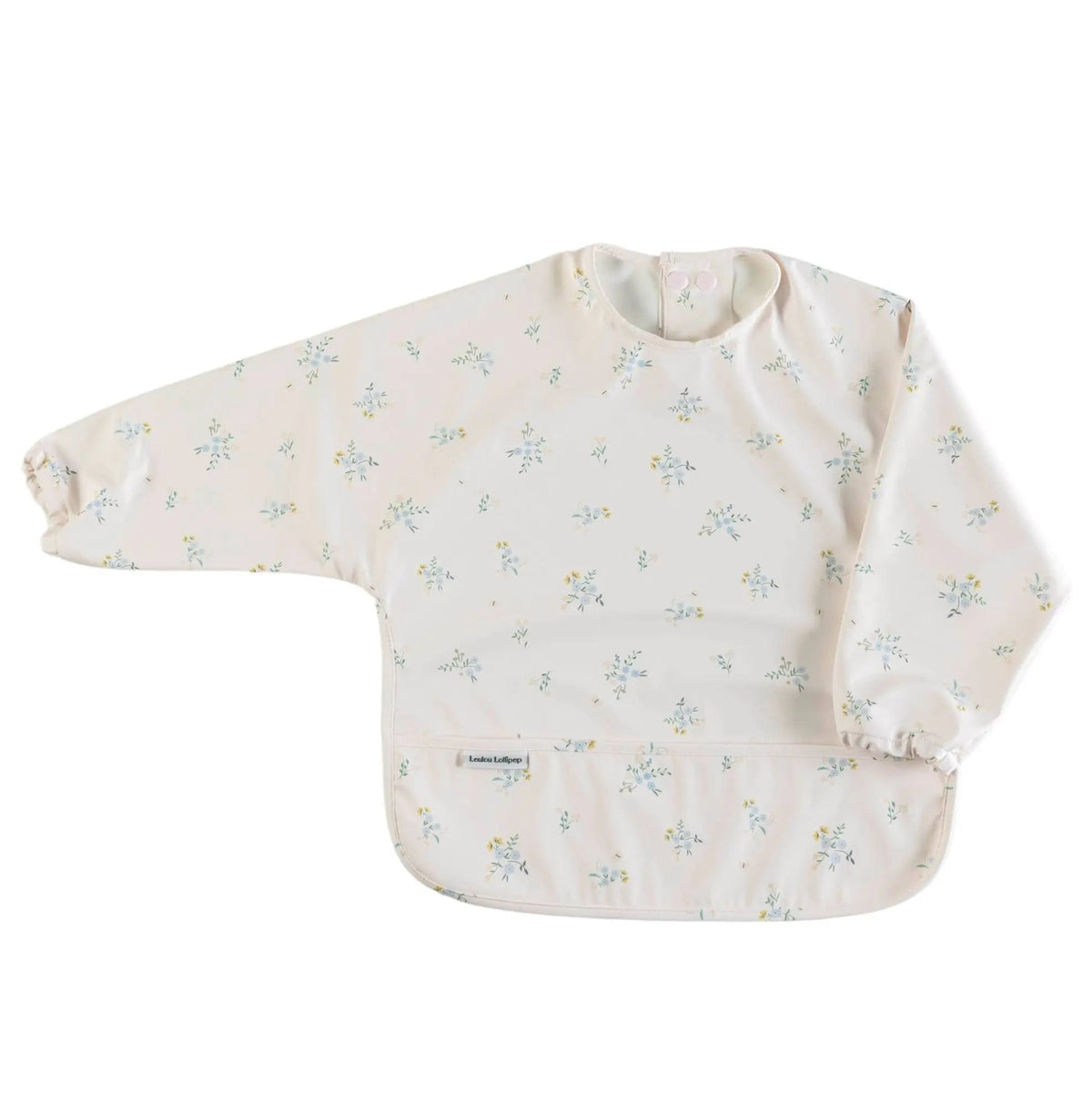 Loulou Lollipop Long Sleeve Waterproof Bib - Ditsy Floral