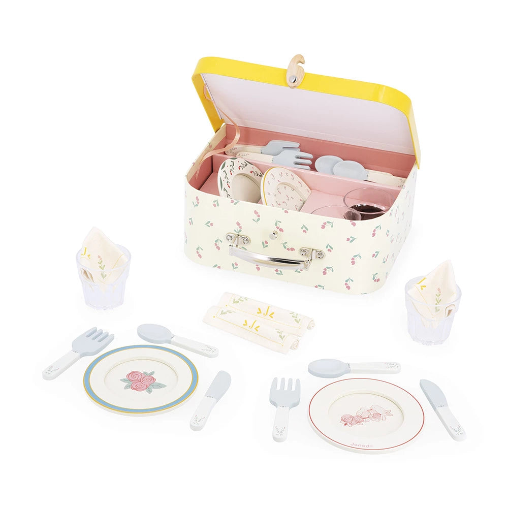 Janod Tea Set Dinette Case