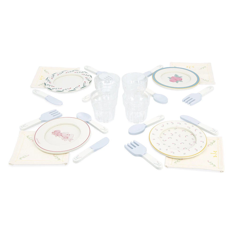 Janod Tea Set Dinette Case Contents