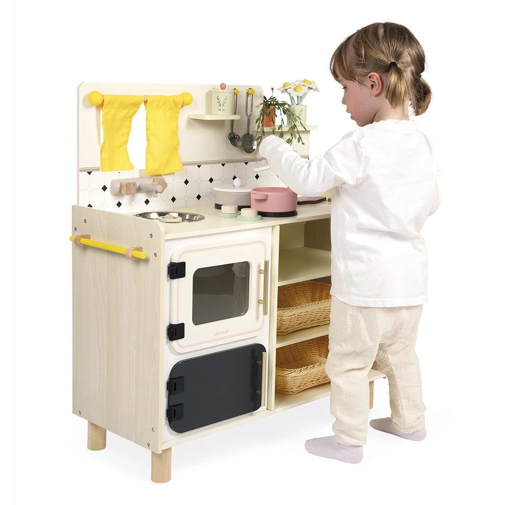 Janod Big Equipped Wooden Play Kitchen Lifestyle 4