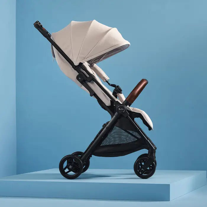 Silver Cross Jet 5 Stroller - Almond Side View
