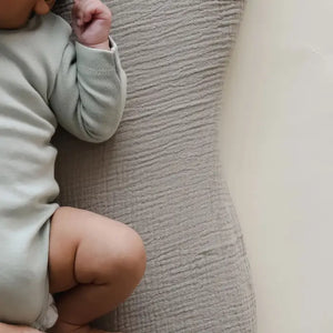 Snuggle Me Organic Curve Lounger Muslin Cover - Birch Lifestyle 2