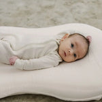 Snuggle Me Organic Curve Lounger Muslin Cover - Natural Lifestyle 1