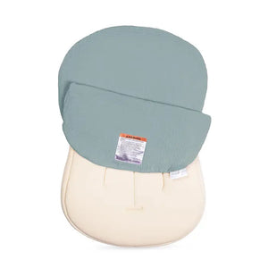 Snuggle Me Organic Curve Lounger Muslin Cover - Slate on Curve Lounger