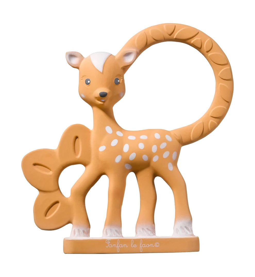 Fanfan the Fawn Natural Rubber Teething Ring