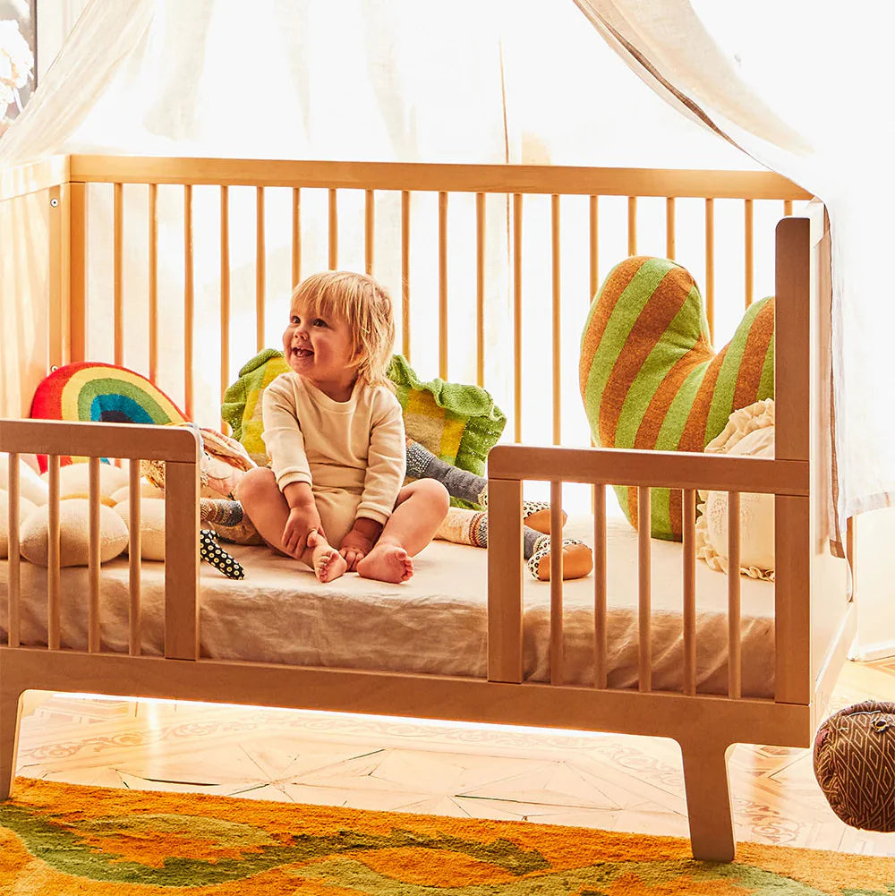 Oeuf Sparrow Crib Toddler Bed Conversion Kit - Lifestyle 1