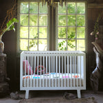 Oeuf Sparrow Crib - White Lifestyle 2
