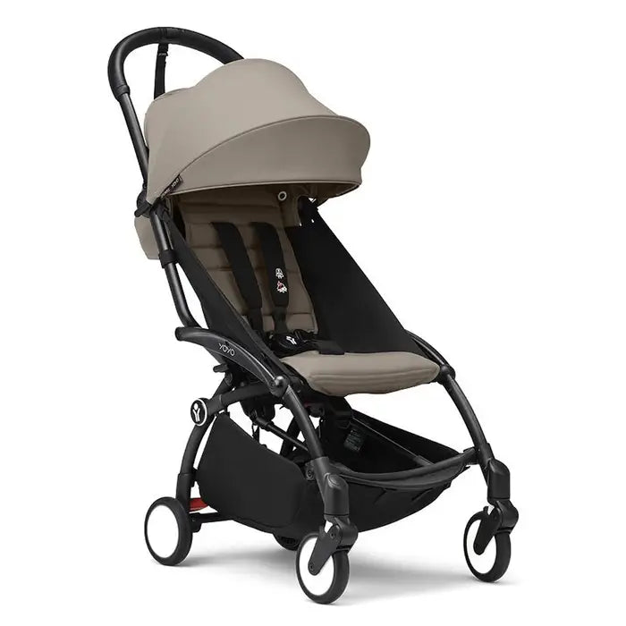 Olive/Black Frame - Stokke® YOYO³ Stroller Bundle (6M+)