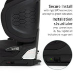 Maxi-Cosi Tanza Belt-Positioning Booster Car Seat Secure UAS Install with Rigid UAS Red to Green Indicators