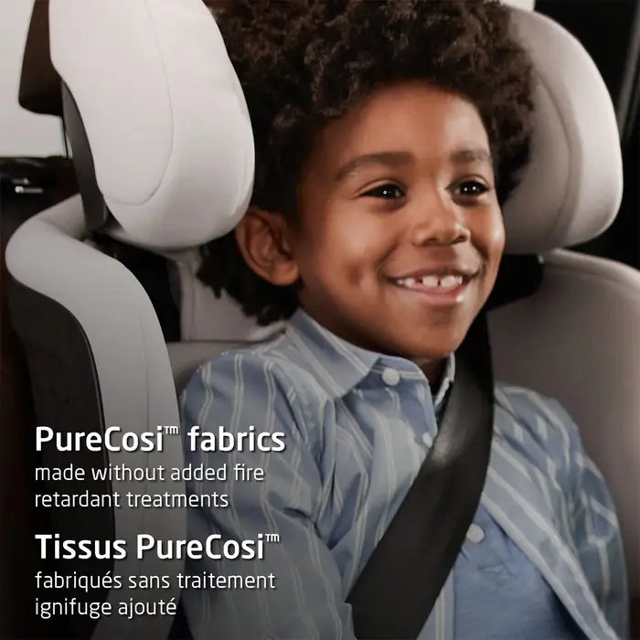 Maxi-Cosi Tanza Belt-Positioning Booster Car Seat - PureCosi Fabrics with No Added Fire Retardant Treatments