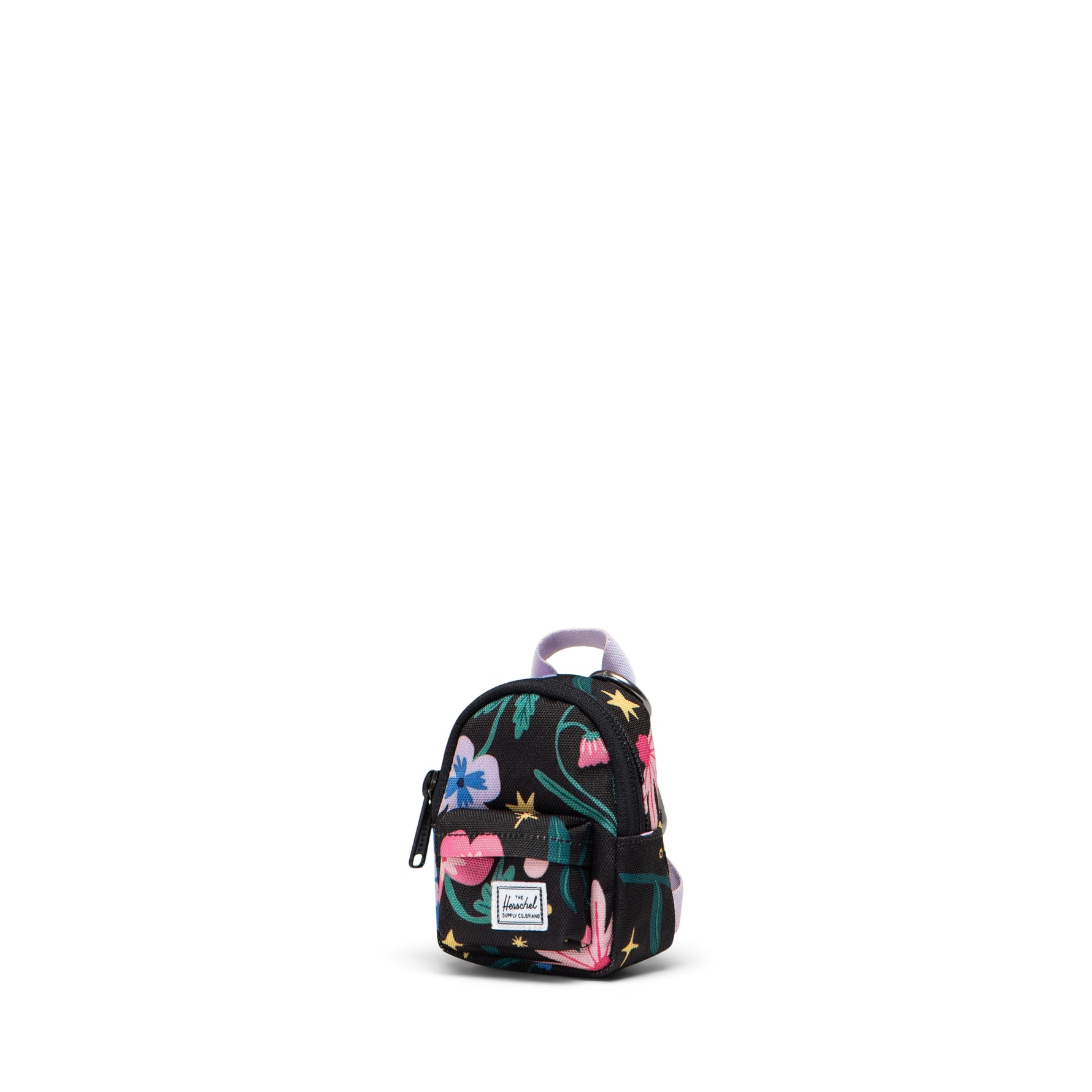 Herschel Classic Backpack Bag Charm - Enchanted Garden Side Angle View