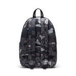 Herschel LEGO® Collection Classic Backpack - Abstract Bricks Black Back View with Shoulder Straps