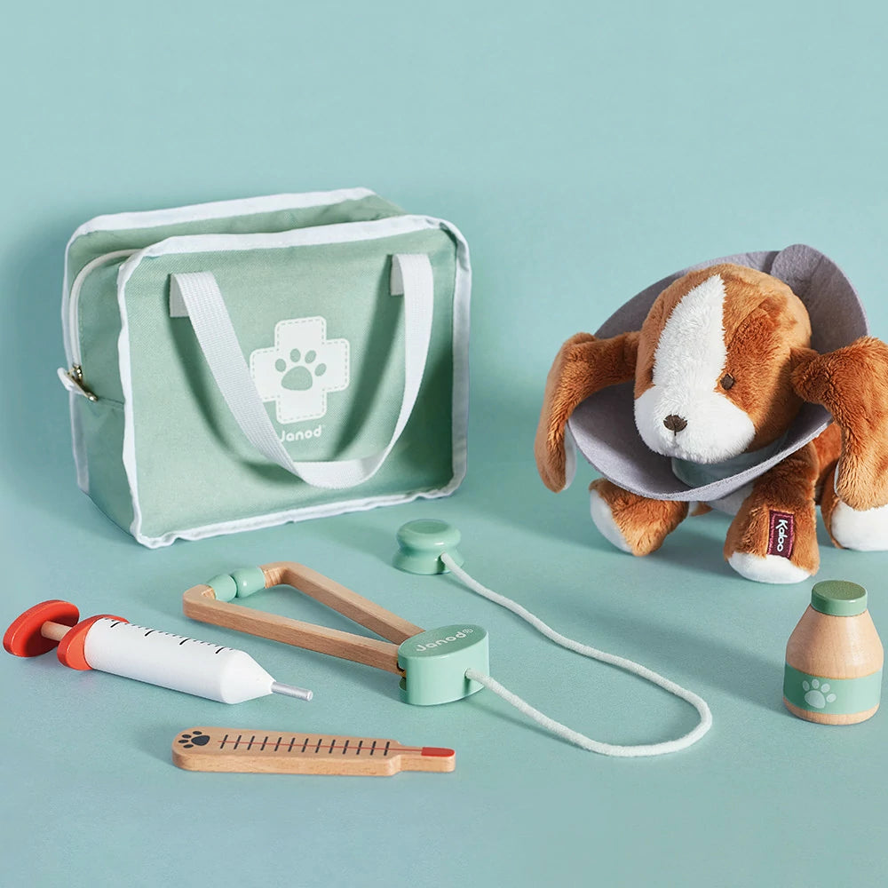 Janod Veterinarian Case Wooden Play Set Lifestyle