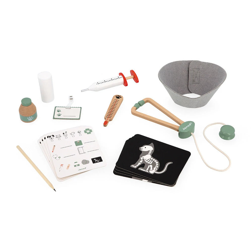 Janod Veterinarian Case Wooden Play Set 2