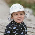 Jan & Jul Gro-With-Me Sun Hat - Whale Tales - Lifestyle 2