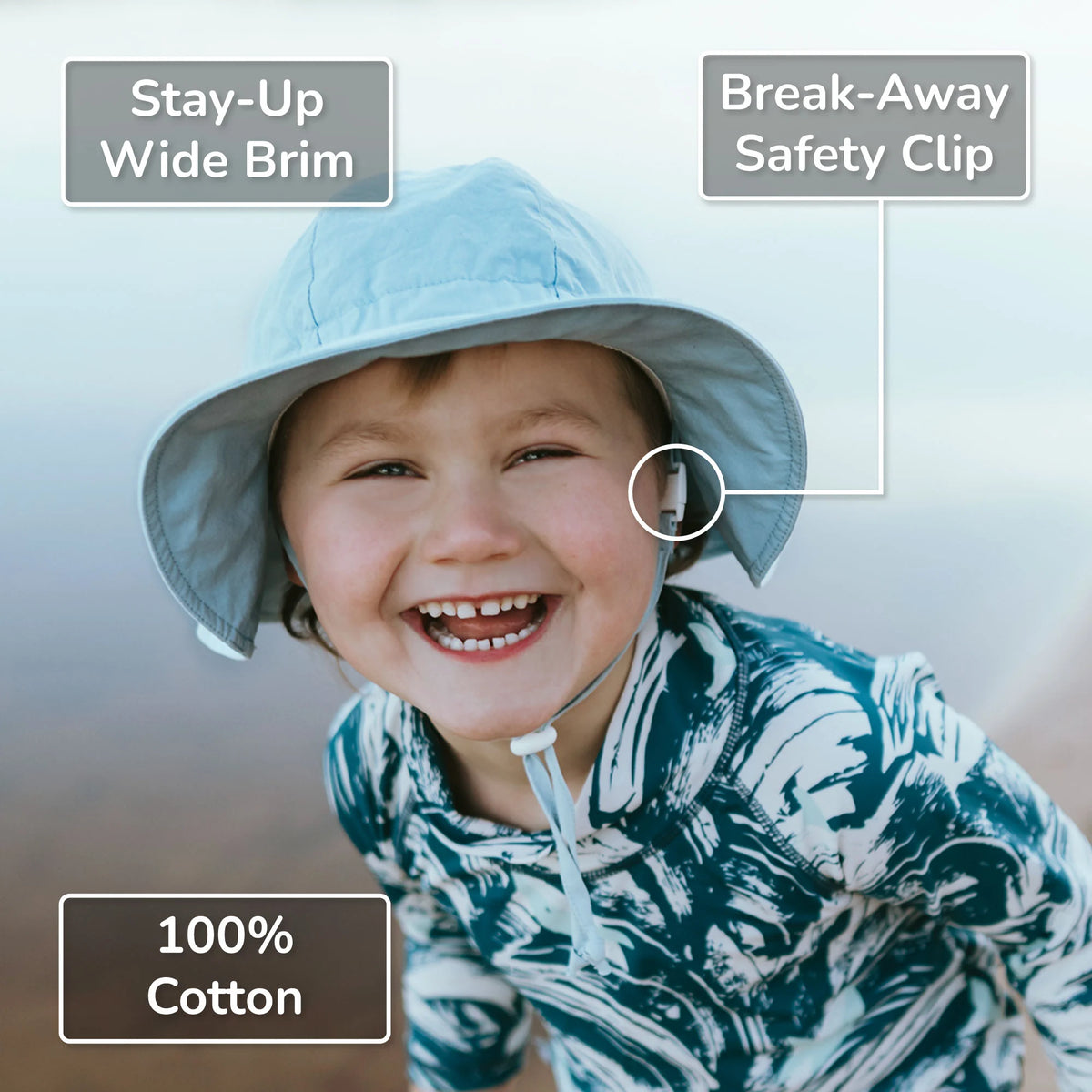 Jan & Jul Gro-With-Me Sun Hat - Features