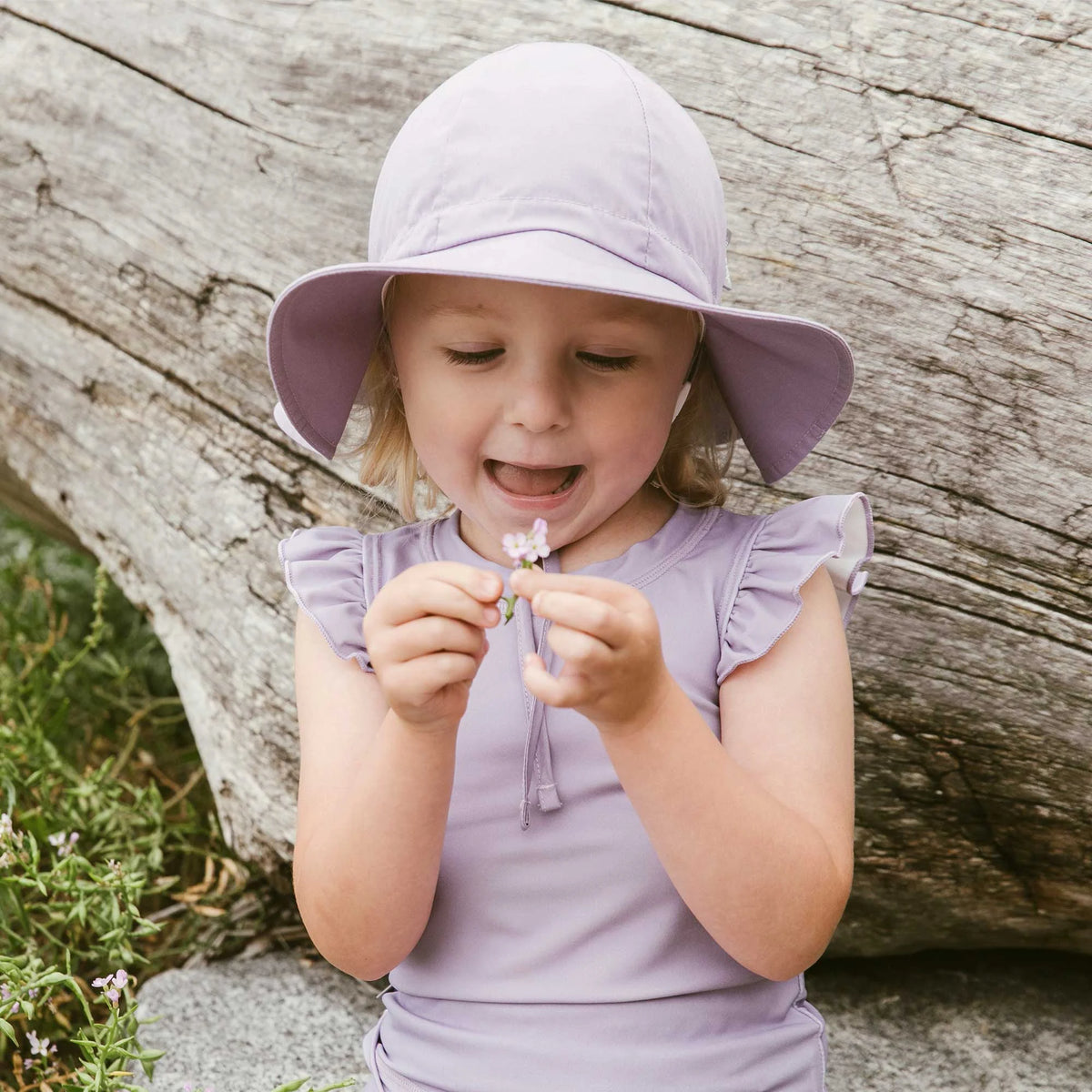 Jan & Jul Gro-With-Me Sun Hat - Dusty Purple Lifestyle 1