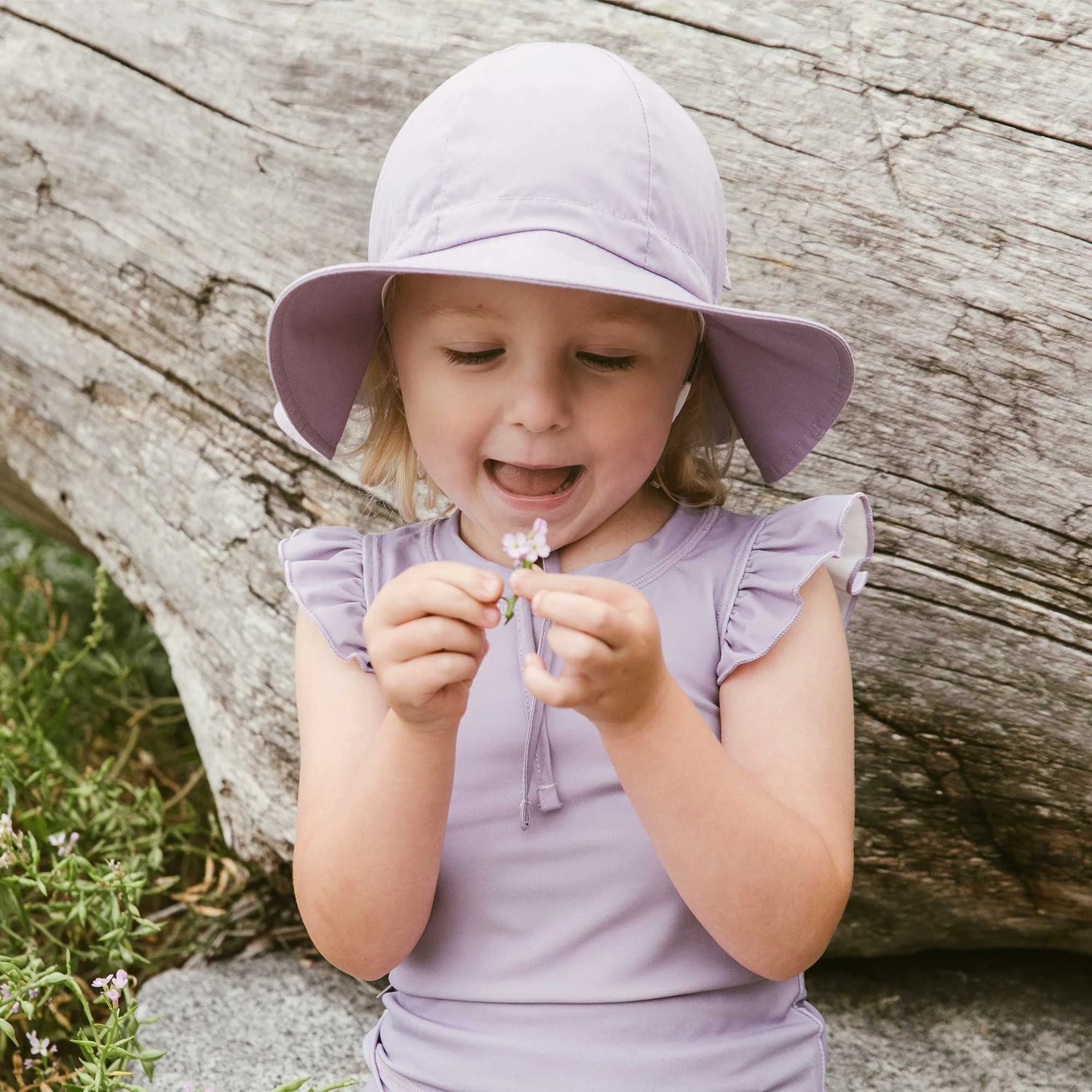 Jan & Jul Gro-With-Me Sun Hat - Dusty Purple Lifestyle 1
