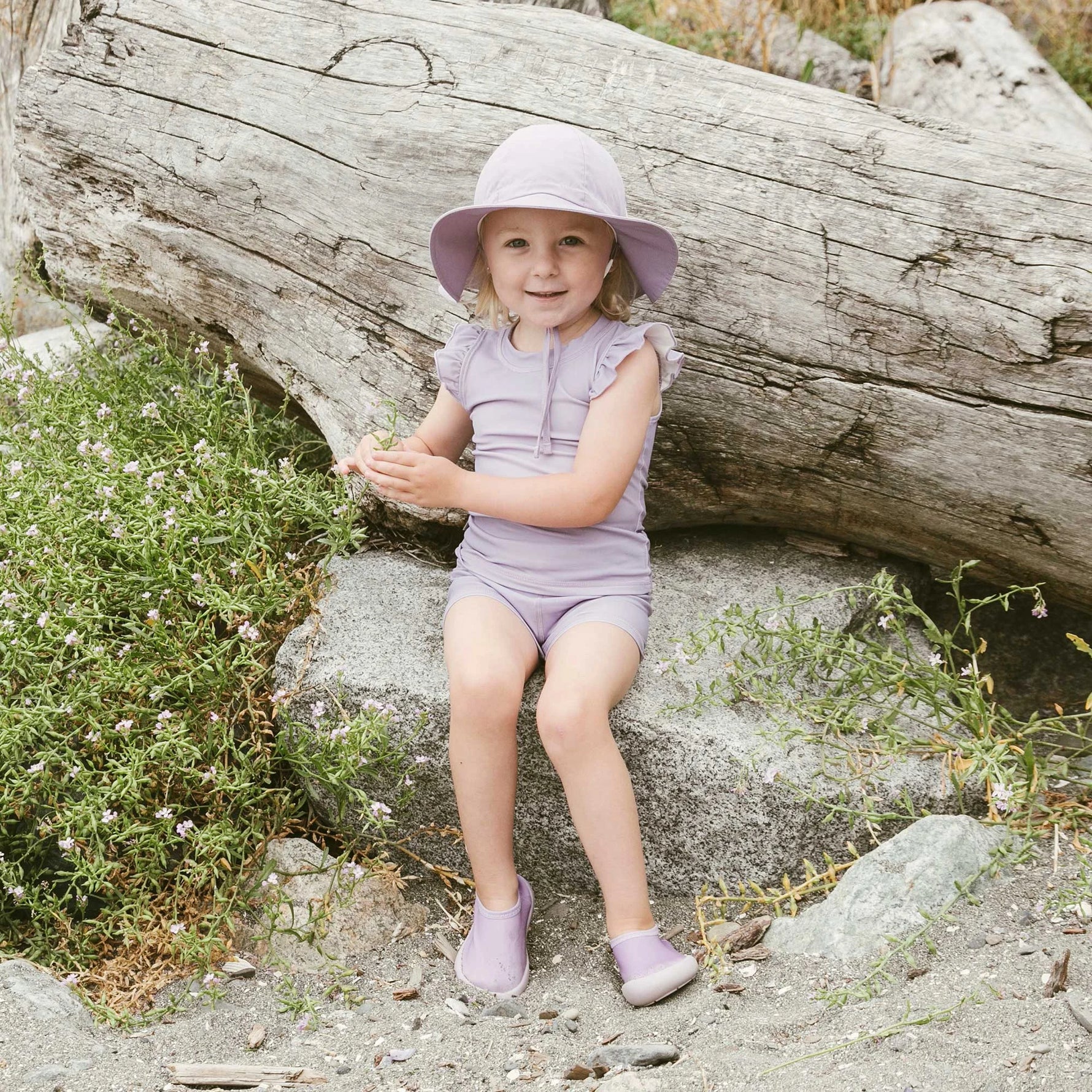 Jan & Jul Gro-With-Me Sun Hat - Dusty Purple Lifestyle 2