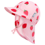 Jan & Jul Sun Soft UV Baby Cap - Pink Strawberry