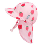 Jan & Jul Sun Soft UV Baby Cap - Pink Strawberry Side View