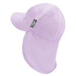 Jan & Jul Sun Soft Baby Cap - Lavender Back View with Sun Coverage