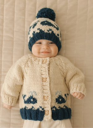 Huggalugs Whale Cardigan Sweater - Lifestyle 1