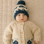 Huggalugs Whale Cardigan Sweater Lifestyle 2