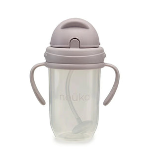 Noüka Non-Spill Weighted Straw Cup 9 oz - Bloom Top Closed
