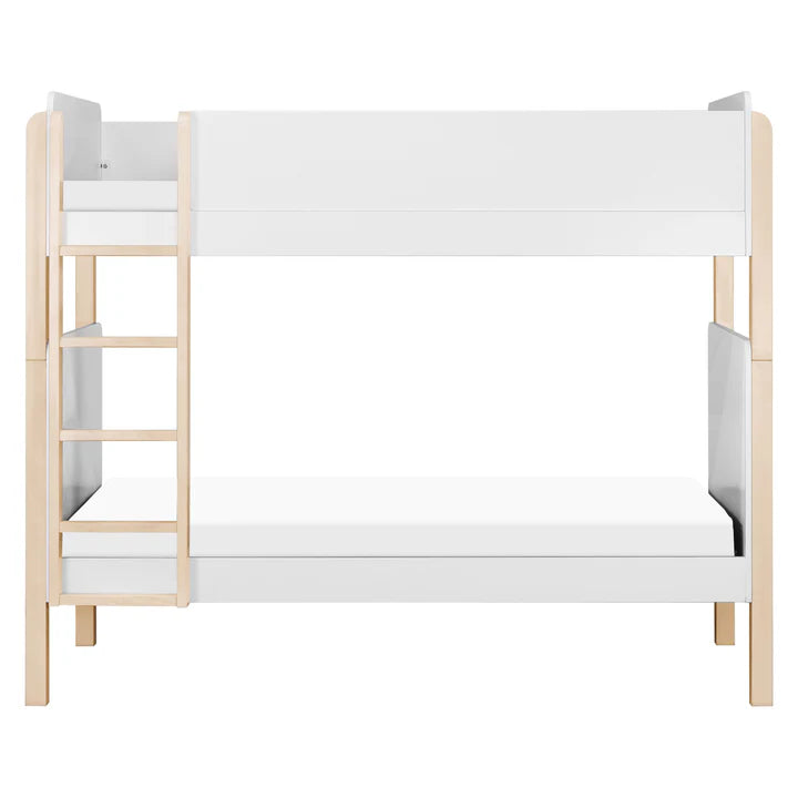 Babyletto TipToe Bunk Bed - White / Washed Natural