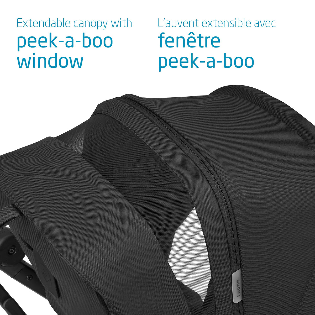 Maxi-Cosi Leona Ultra Compact Stroller - Essential Black 7