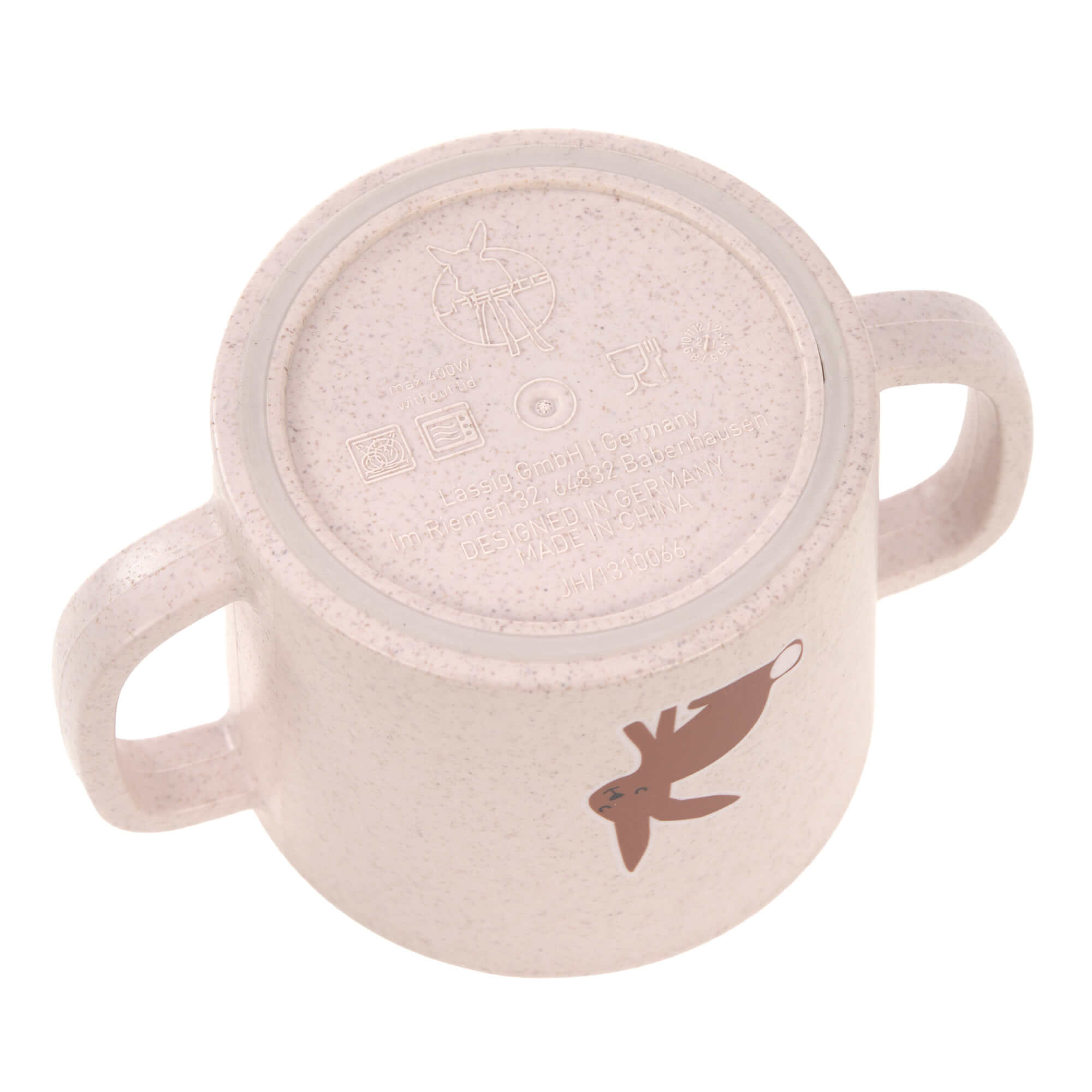 LÄSSIG Bamboo Sippy Cup - Little Forest Rabbit 3